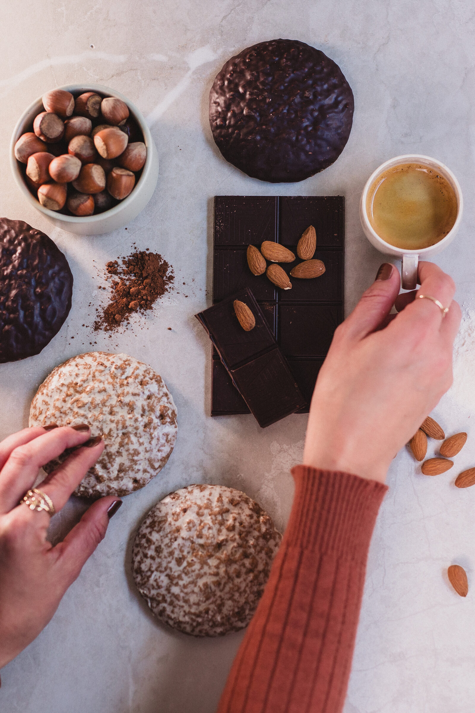 HAUS ELISE — Lebkuchen mit Kaffee, Schokolade und Haselnüssen